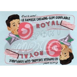 Decalcomanie Chewing-Gum Royal Mint 1/43