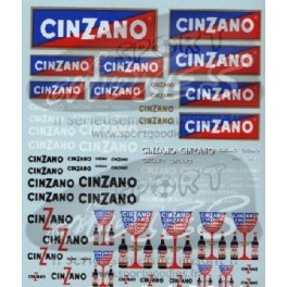 Decalcomanies Cinzano 1/43