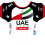 2018 - 3 Stickers for Echapp&eacute;e Infernale Cyclists  UAE Team Emirates