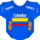 2021 National Teams - 3 Stickers for 1/32 scale cyclists Colombia