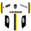 2021 National Teams - 3 Stickers for 1/32 scale cyclists Germany