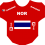 2021 Squadre Nazionale - 3 Stickers per ciclisti 1/32 Norvegia