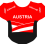 2021 National Teams - 3 Stickers for 1/32 scale cyclists Austria