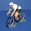 Cycliste Equipe d&#039;Allemagne Grimpeur