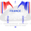 2020 Olimpiadi Tokyo Squadre Nazionale - 3 Stickers per ciclisti 1/32 Francia