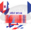 2020 Olympic Tokyo National Teams -  3 Stickers for 1/32 scale cyclists Great Britain