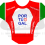 2020 Olympic Tokyo National Teams -  3 Stickers for 1/32 scale cyclists Portugal