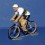 Cycliste Maillot de champion du monde Grimpeur