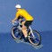 Yellow jersey cyclist