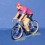 Pink jersey cyclist Climber