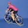 Cycliste Maillot rose