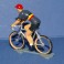 Ciclista maglia campione di Belgica Belgica
