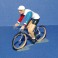 Cycliste Maillot de champion de Hollande