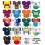 Pro Teams 2023 jerseys stickers
