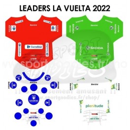 Vuelta a Espana - Maillots des leaders 2022