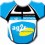 2001 - 3 cyclists - Choose your team Bonjour
