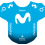 2018 - Set of 3 cyclists - Select your team Movistar