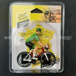 1/18 scale cyclist Green Jersey SkodaTour de France 2022