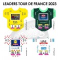 Tour de France 2023- Leader jerseys stickers