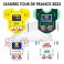 Tour de France 2023 - Real Leader jerseys stickers