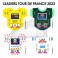 Tour de France - Maillots reels des leaders 2023