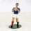 Figurine de Rugby en white metal - Ech1/32 - Equipe de France Arrière faisant un arrêt de volée