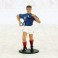 Rugby figurine in white metal 1/32 scale - French team