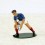 Rugby figurine in white metal 1/32 scale - French team scrum-half (Half back)