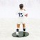 Rugby figurine in white metal 1/32 scale - England team