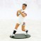 Rugby figurine in white metal 1/32 scale - England team