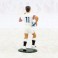 Rugby figurine in white metal 1/32 scale - England team