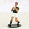 Rugby figurine in white metal 1/32 scale - South Africa team