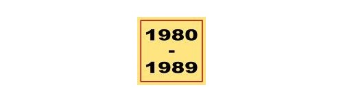 Squadre 1980-1989